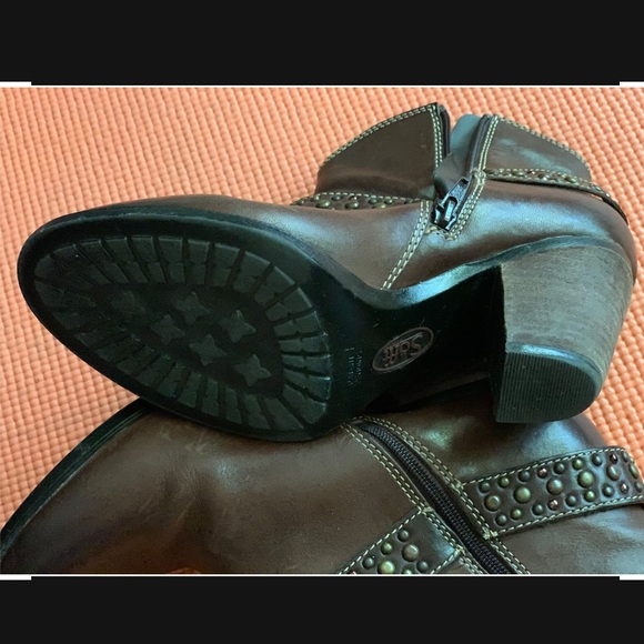 Sofft brown leather booties - Picture 4 of 4